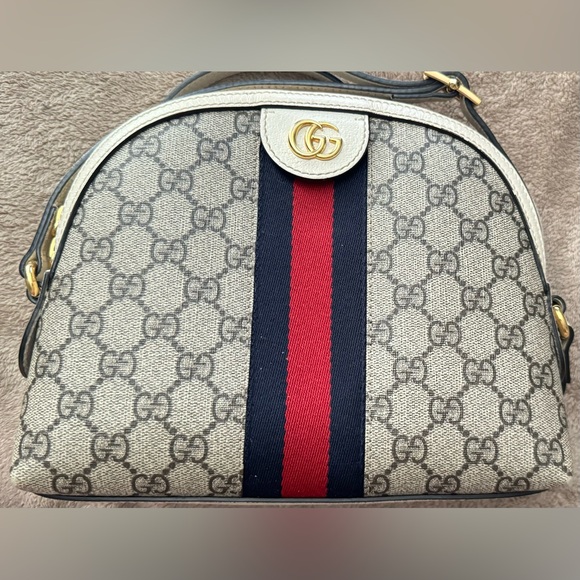 GUCCI
Pre-Loved GG Supreme Monogram Web Small Ophidia - Picture 3 of 6